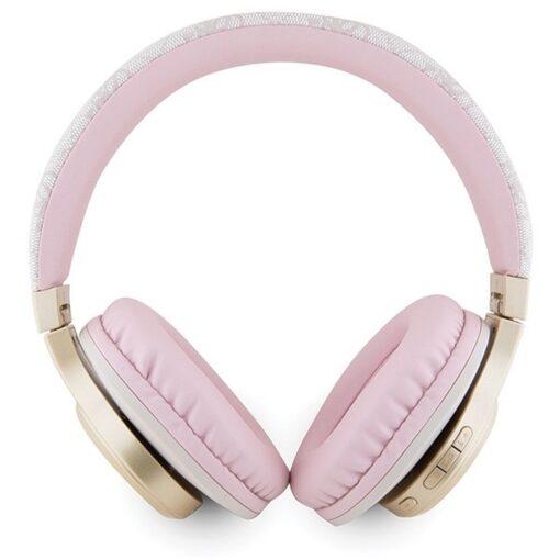 GUESS wireless headphones bluetooth GUBH604GEMP (4G Script) pink – Bild 3