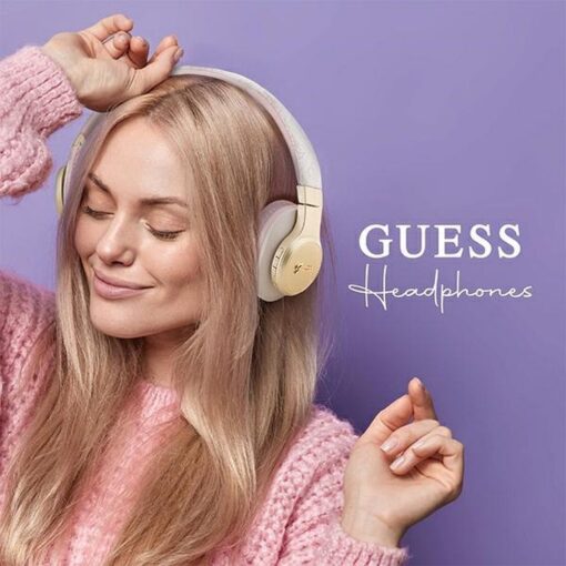 GUESS wireless headphones bluetooth GUBH604GEMP (4G Script) pink – Bild 5