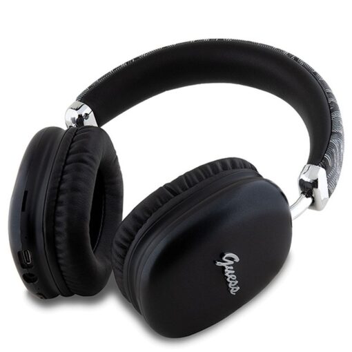 GUESS wireless headphones bluetooth GUBHK1GCTCSK (Gcube Metallic Script Logo) black – Bild 4