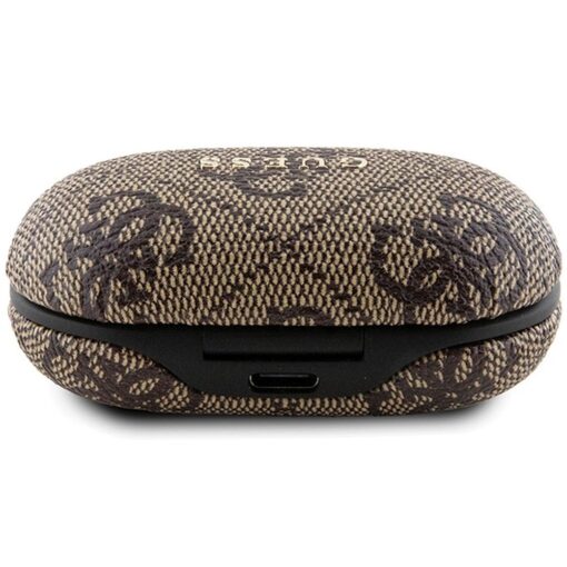 GUESS wireless earphones bluetooth + docking station TWS ENC GUTWSP4EGW (4G Metal) brown – Bild 4