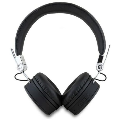 GUESS wireless headphones bluetooth ENC GUBH70PGTSPSK (Grained Classic Round Shape) black – Bild 3