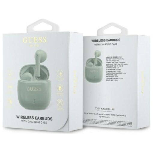 GUESS wireless earphones bluetooth TWS GUTWSJ14ESGN (Printed Classic Logo) green – Bild 5