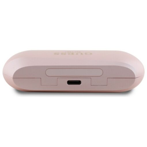 GUESS wireless earphones bluetooth TWS GUTWSC2MCDSP (Elongated Metallic Classic Printed Logo) pink – Bild 5