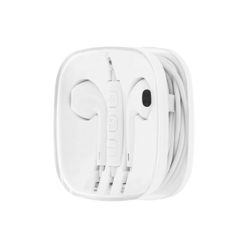 Earphones stereo SET for Apple Iphone Jack 3,5mm NEW BOX weiß – Bild 3