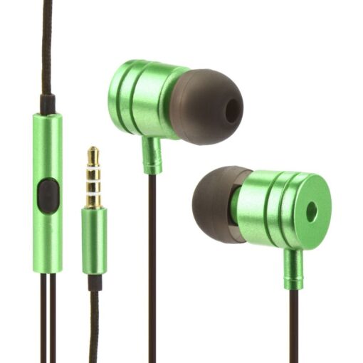 Earphones stereo Android box MI metal lime – Bild 3