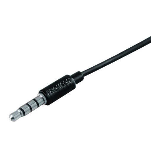THOMSON wire earphones Jack 3,5 mm with microphone EAR3005BK black – Bild 5