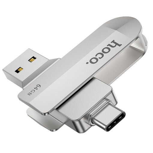 USB-STICK HOCO Wide UD10 USB + USB C 64GB USB3.0