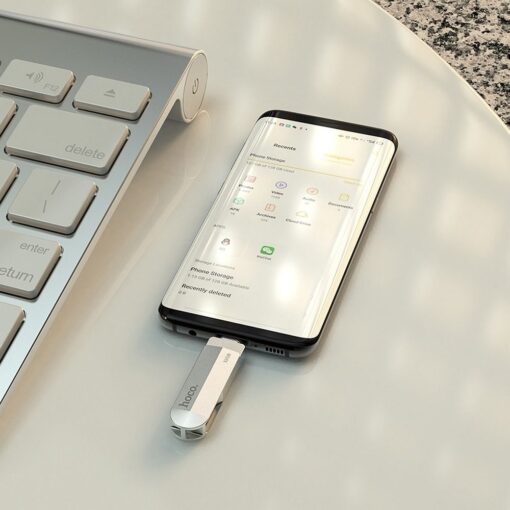 USB-STICK HOCO Wide UD10 USB + USB C 64GB USB3.0 – Bild 5