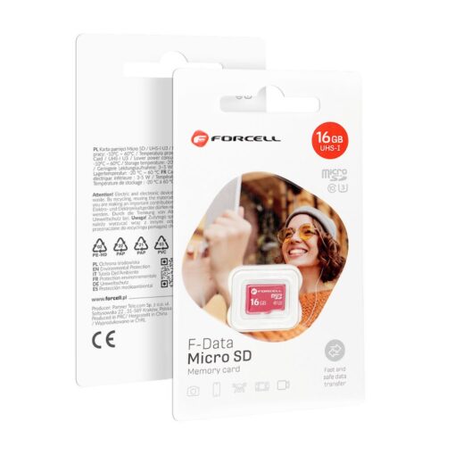 FORCELL F-DATA Speicherkarte 16GB UHS-I U3 Klasse 10