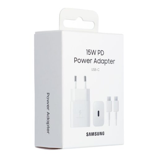 Original NETZ - IMPULS - LADEKABEL SAMSUNG Fast Charger EP-T1510XWEGEU USB Typ C 2A 15W blister – Bild 6
