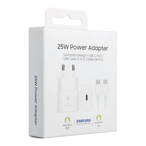 Original NETZ - IMPULS - LADEKABEL SAMSUNG GaN Super Fast Charger EP-T2510XWEGEU USB Typ C 3A 25W blister – Bild 8