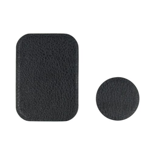 Magnetplatten für Handyhalterung Leder (BFMCHWL) schwarz