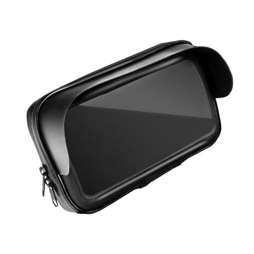 Motorrad- / Rollerhalterung mit wasserdichtem Verschluss und Schirmdach 4,8 "- 5,5"