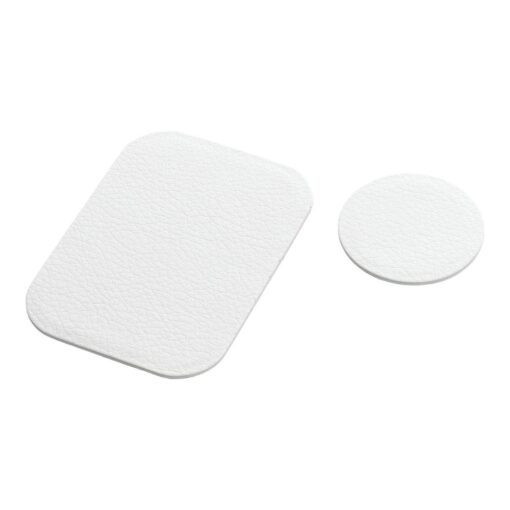 Magnetplatten für Handyhalterung Leder weiss – Bild 4