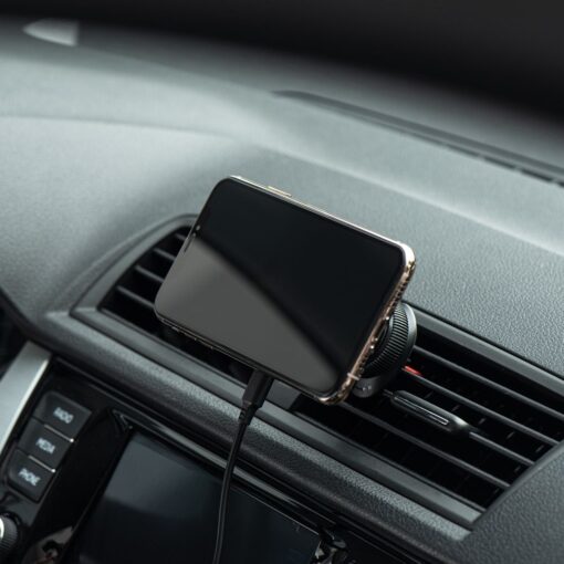 FORCELL Autohalter für Armaturenbrett/Glas mit induktiver Ladung, kompatibel mit MagSafe 15W HS2 – Bild 16