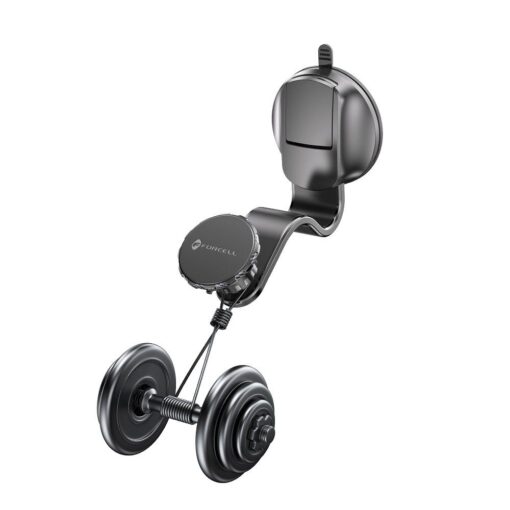 FORCELL F-Grip MagFlex Autohalter für Windschutzscheibe/Bord/Gitter magnetisch schwarz – Bild 4