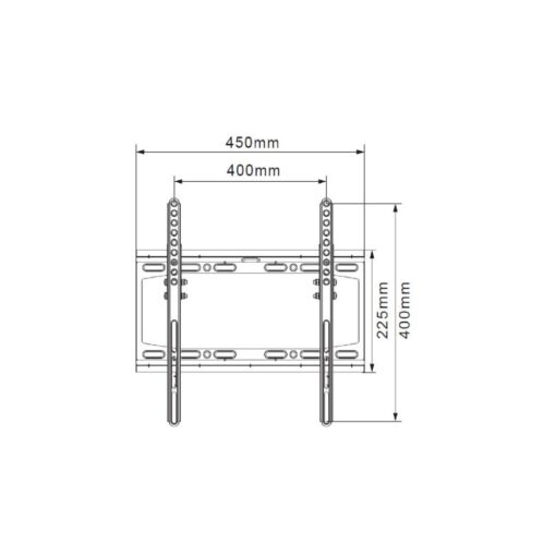 LED / LCD TV-Halter 23 - 55″ 25KG vertikal verstellbar CV-21 schwarz – Bild 3