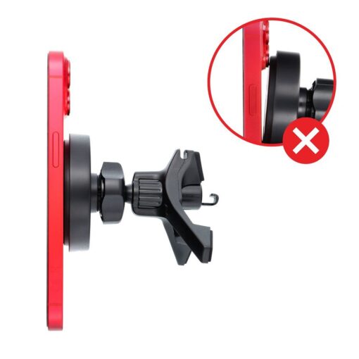 FORCELL F-GRIP Rapid Charge Autohalter mit Qi2 induktives Laden 15W kompatibel mit MagSafe grau – Bild 7