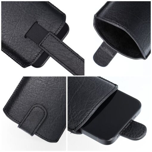 Leder Universal Slim Kora 2 Handyhülle - für Nokia E52/515 schwarz – Bild 15