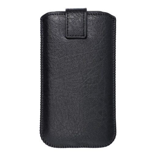 Schlanke Kora 2 Universal Handyhülle aus Leder - für LG K10/ Samsung Grand Prime schwarz – Bild 7