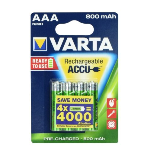 AKKU VARTA R3 800 mAh (promo 3+1) ready 2 use