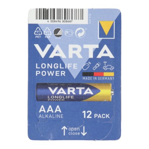ALKALI BATTERIE VARTA R3 (AAA) 12 STK Longlife – Bild 4