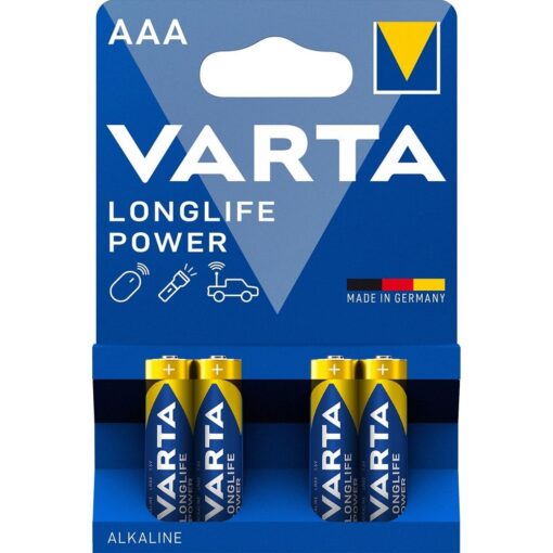 ALKALI BATTERIE VARTAR3 (AAA) 4 Stk Longlife Power