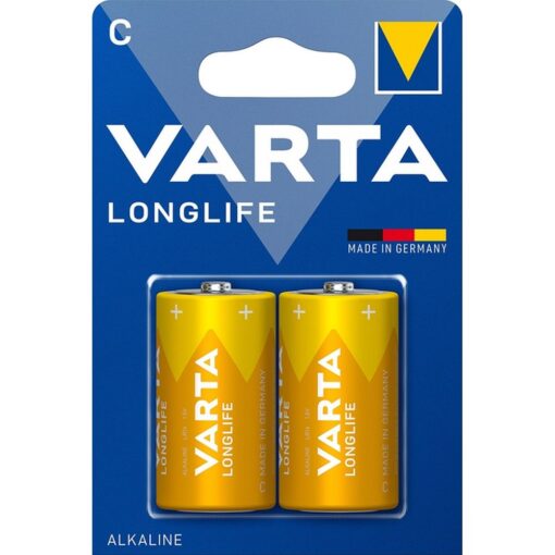 VARTA alkaline battery R14 (Type C) Longlife 2 pcs