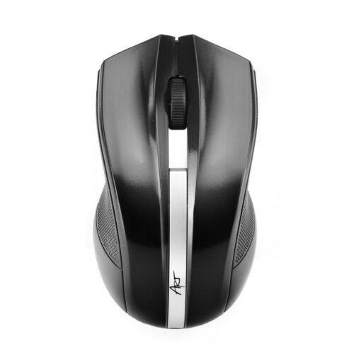 SCHNURLOSE-OPTISCHE MAUS USB AM-97 Schwarz – Bild 3