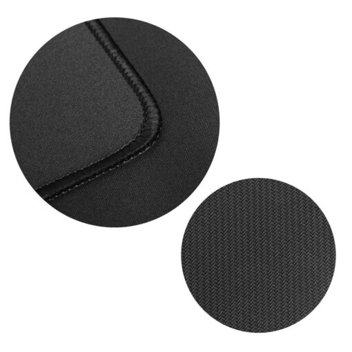 Mausepad 350x250x3mm / schwarz / schwarzer Besatz – Bild 5