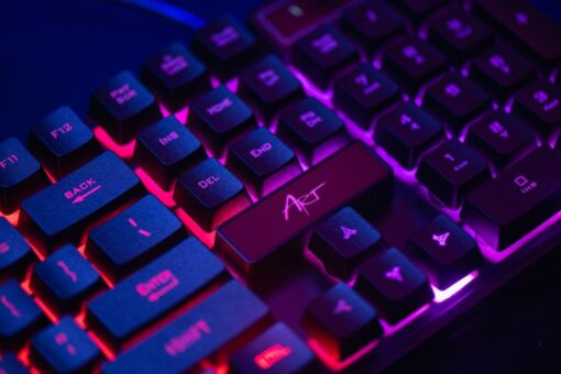 Tastur QWERTY beleuchtet + Maus beleuchtet USB ART AK-50 – Bild 6