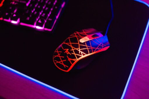 Tastur QWERTY beleuchtet + Maus beleuchtet USB ART AK-50 – Bild 7