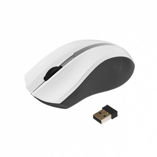 Mouse/ Optische MART Mouse ohne Kabel USB AM-97 weiss