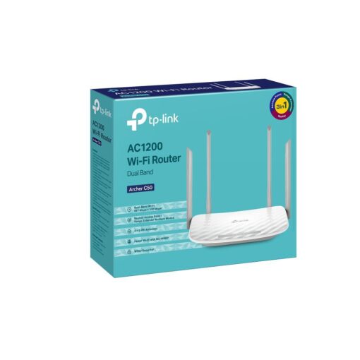 TP-LINK Dual-Band AC1200 5GHz Wi-Fi-Router TL-ARCHER C50 – Bild 6