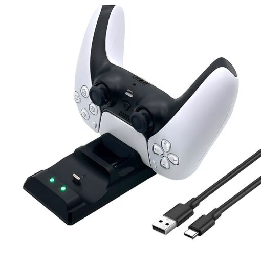 PS5 controller charging double dock charge P201 black – Bild 9