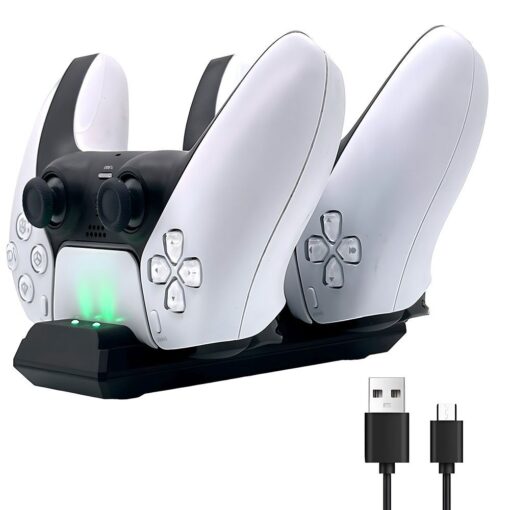 PS5 controller charging double dock charge P201 black – Bild 10