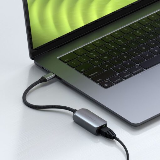 SATECHI adapter Type C to Ethernet 2,5 Gigabit ST-AE25M space gray – Bild 5