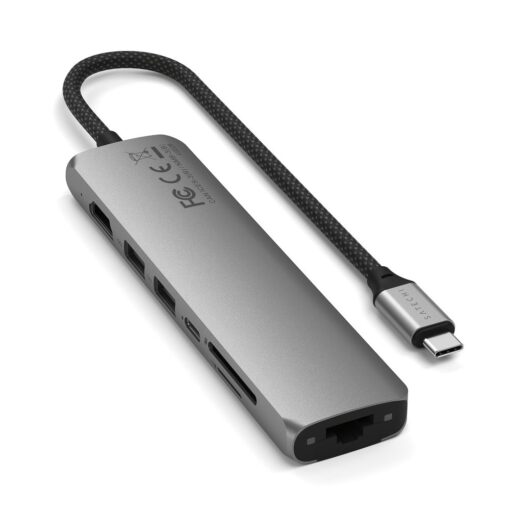 SATECHI adapter HUB 7in1 Type C ST-P7SM space gray – Bild 3