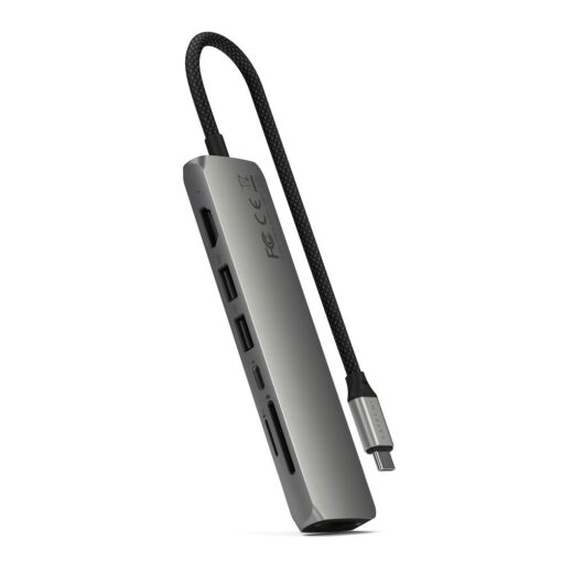 SATECHI adapter HUB 7in1 Type C ST-P7SM space gray – Bild 7