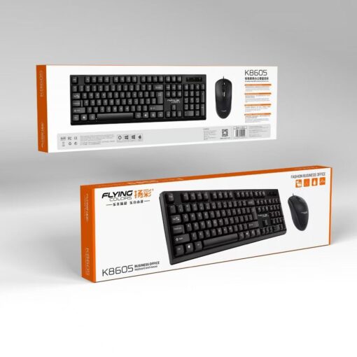 Wire set USB A keyboard QWERTY + mosue K8605 U+U – Bild 5