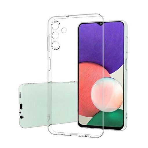 BACK CASE Ultra Slim 0,3mm für SAMSUNG Galaxy A13 4G Transparent