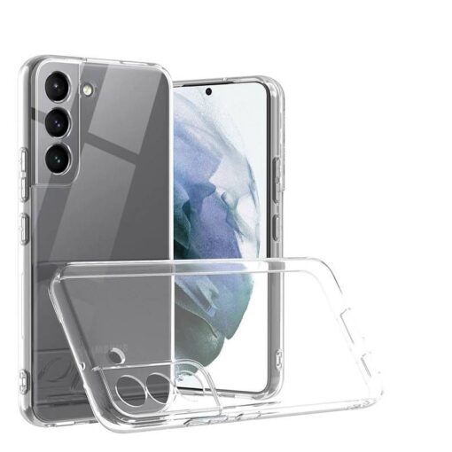BACK CASE Ultra Slim 0,3mm für SAMSUNG Galaxy S22 PLUS TRANSPARENT