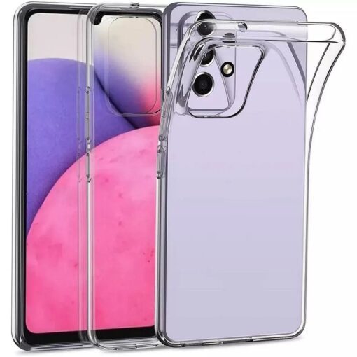 BACK CASE Ultra Slim 0,3mm für SAMSUNG Galaxy A23 5G Transparent