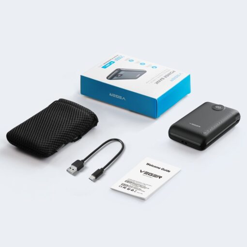 VEGER Powerbank 20 000 mAh PD QC3.0 2A 22.5W S20 (W2053) schwarz – Bild 12