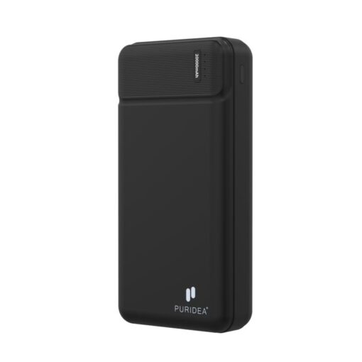 PURIDEA Powerbank 20 000 mAh PD QC3.0 3A 20W Q7 schwarz