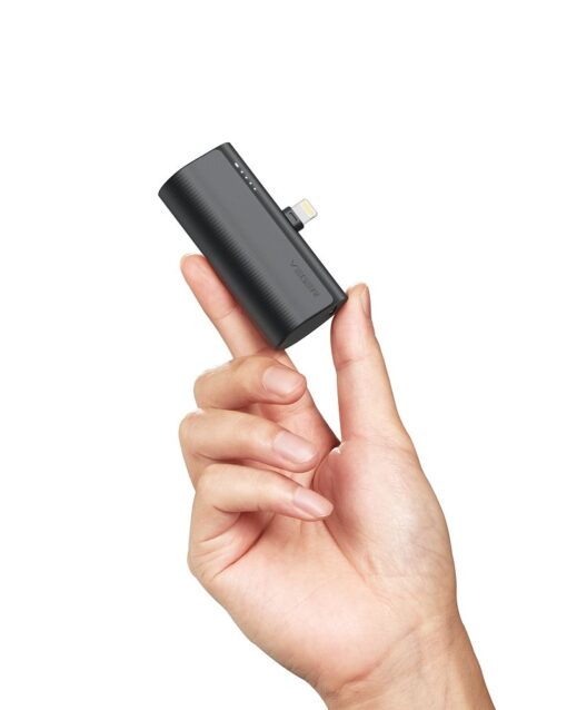 VEGER Powerbank 5 000 mAh mit integriertem Lightning PD QC3.0 3A 20W PlugOn (W0556P) schwarz – Bild 11