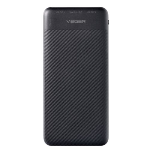 VEGER powerbank 10 000 mAh PD QC3.0 2A 20W A11S (W1133S) schwarz. – Bild 4