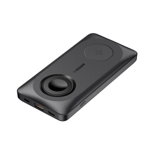 VEGER Powerbank 10 000 mAh mit induktiver Aufladung kompatibel mit MagSafe PD QC3.0 3A 22.5W MagMulti (W1156) schwarz – Bild 3