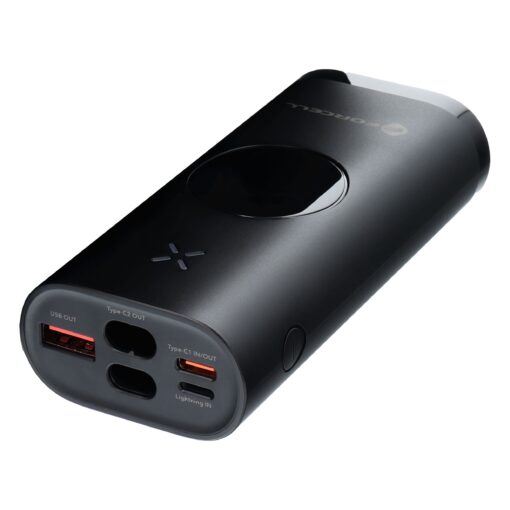 FORCELL F-ENERGY F10k1 Powerbank kompatibel mit Apple Watch PD QC3.0 5A 22.5W 10 000 mAh schwarz – Bild 4