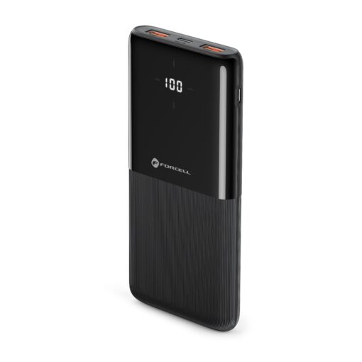 FORCELL F-ENERGY P10k1 Powerbank PD QC3.0 3A 20W 10 000 mAh schwarz – Bild 3